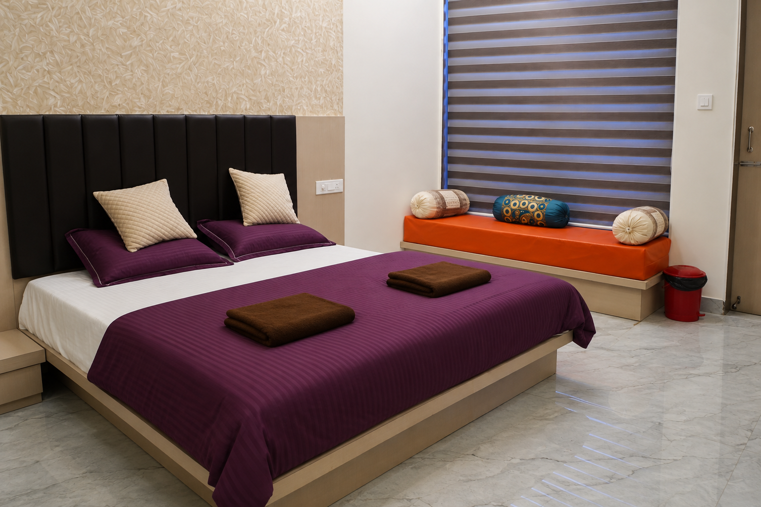 Luxury bedroom interior